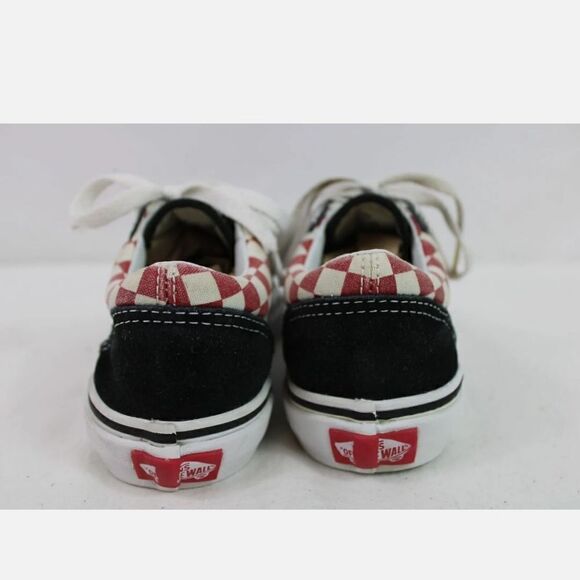 Vans Off The Wall Kids Size 1.5 Checkerboard Lace up Sneakers Shoes. - Picture 2 of 11